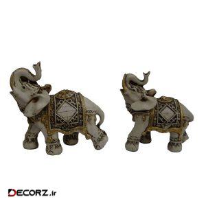 مجسمه طرح فیل کد ۰۱۳ مجموعه ۲ عددی مجسمه طرح فیل کد ۰۱۳ مجموعه ۲ عددی