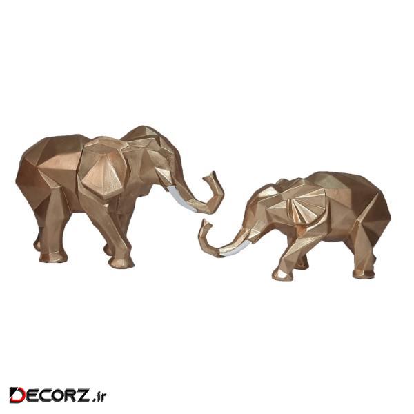 مجسمه طرح فیل کد A29 مجموعه 2 عددی مجسمه طرح فیل کد A29 مجموعه 2 عددی