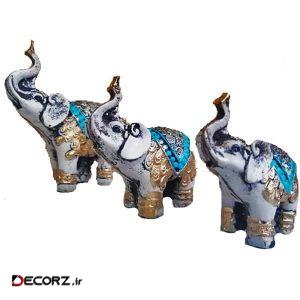 مجسمه طرح فیل کد۲۳۰۱ مجموعه سه عددی مجسمه طرح فیل کد۲۳۰۱ مجموعه سه عددی