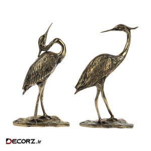 مجسمه طرح مرغ ماهی خوار کد ۰۱ مجموعه ۲ عددی مجسمه طرح مرغ ماهی خوار کد ۰۱ مجموعه ۲ عددی