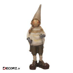 مجسمه طرح پسر اسکی باز کد m 455 مجسمه طرح پسر اسکی باز کد m 455