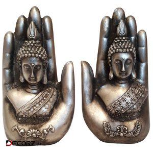 مجسمه لیلپار طرح دست شیوا مدل DKH-7229 N مجموعه دو عددی مجسمه لیلپار طرح دست شیوا مدل DKH-7229 N مجموعه دو عددی