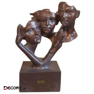 مجسمه لیلپار طرح سه رخ مدل DKH-7221 P مجسمه لیلپار طرح سه رخ مدل DKH-7221 P