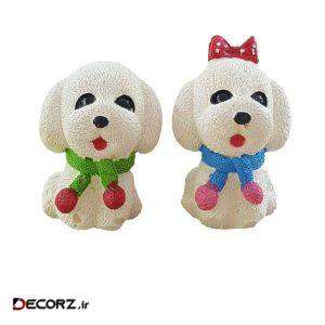 مجسمه مدل سگ مجموعه ۲ عددی مجسمه مدل سگ مجموعه ۲ عددی