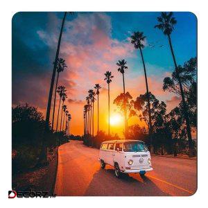 مگنت طرح فولکس واگن و جاده جنگلی کد wmg963