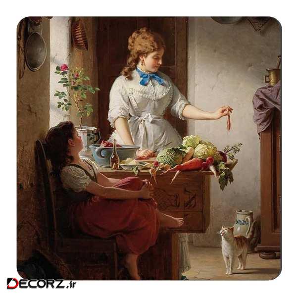 مگنت طرح نقاشی بانو در آشپزخانه کد wmg486 مگنت طرح نقاشی بانو در آشپزخانه کد wmg486