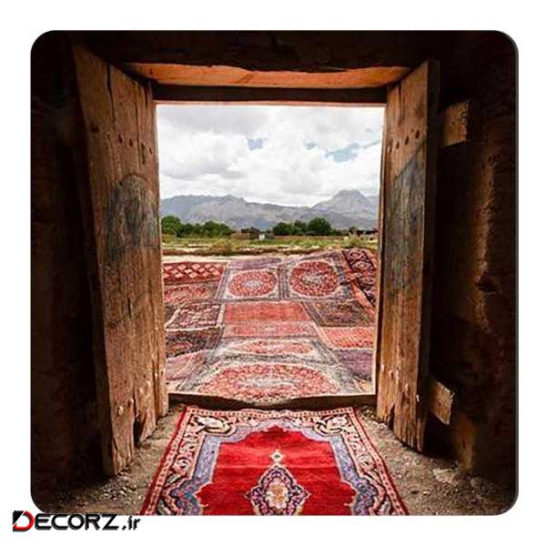مگنت طرح نقاشی خانه روستایی و فرش ایرانی کد wmg1005 مگنت طرح نقاشی خانه روستایی و فرش ایرانی کد wmg1005