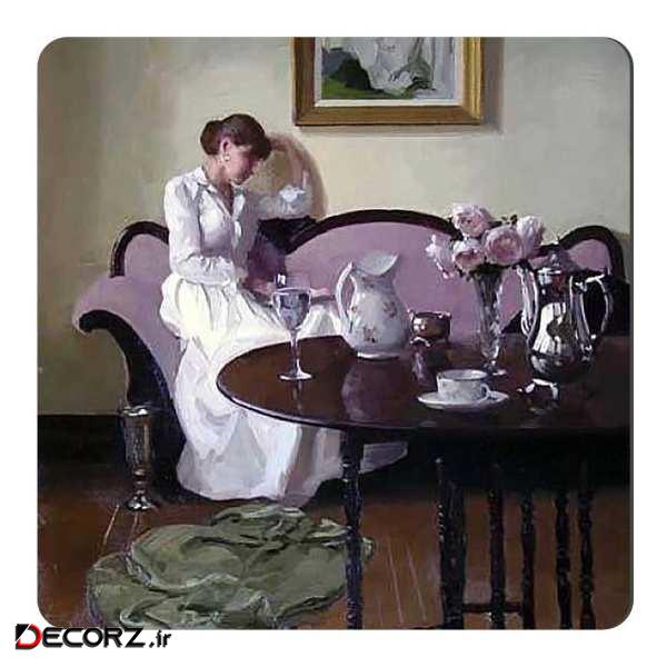 مگنت طرح نقاشی یک بانو کد wmg490