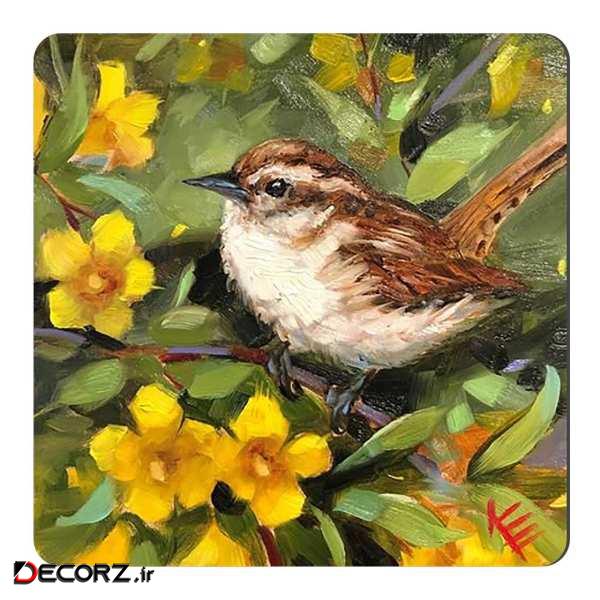 مگنت طرح پرنده و شاخه گل کد wmg772 مگنت طرح پرنده و شاخه گل کد wmg772