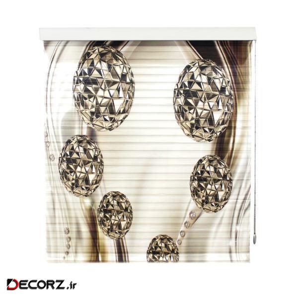 پرده زبرا مدل SL-2 سایز 160x150 سانتی‌ متر