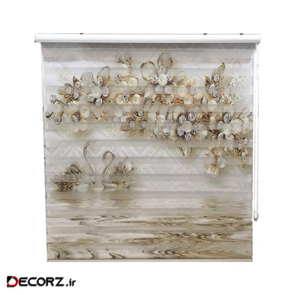 پرده زبرا مدل TD-28 سایز 80x180 سانتی‌ متر