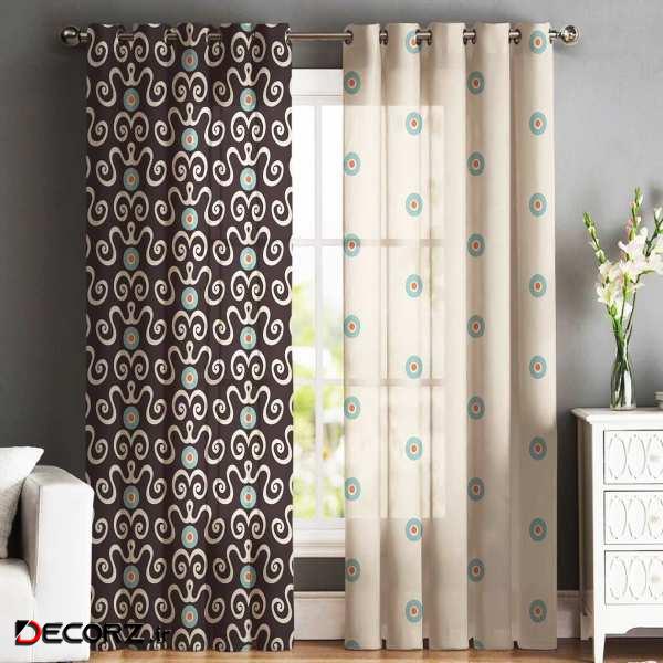 پرده شمسه نگار کد M521 سایز 140x280 سانتیمتر پرده شمسه نگار کد M521 سایز 140x280 سانتیمتر