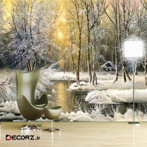 پوستر دیواری طرح نقاشی زمستان کد FOTOZ 209 پوستر دیواری طرح نقاشی زمستان کد FOTOZ 209