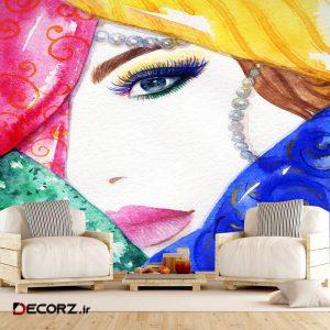 پوستر دیواری طرح نقاشی چهره کد FOTOZ 243 پوستر دیواری طرح نقاشی چهره کد FOTOZ 243