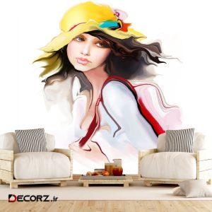 پوستر دیواری طرح نقاشی چهره کد FOTOZ 370 پوستر دیواری طرح نقاشی چهره کد FOTOZ 370