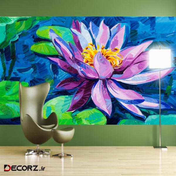 پوستر دیواری طرح نقاشی گل کد FOTOZ 285