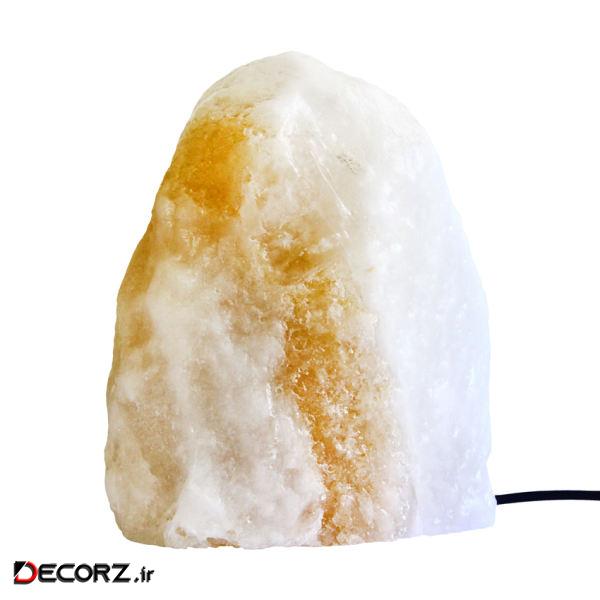 چراغ خواب سنگ نمک طرح صخره مدل Deform02 چراغ خواب سنگ نمک طرح صخره مدل Deform02