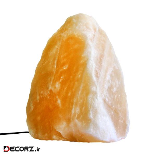 چراغ خواب سنگ نمک طرح صخره مدل Deform03 چراغ خواب سنگ نمک طرح صخره مدل Deform03