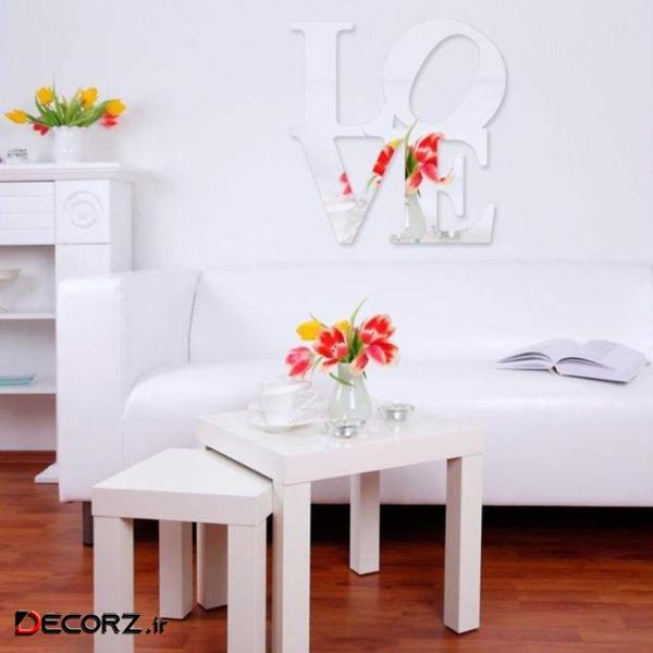 آینه آتینو طرح Love کد 1120 آینه آتینو طرح Love کد 1120