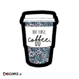 استیکر طرح coffee کد ۲۱۶۷