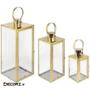 فانوس تزئینی مدل REC3 مجموعه ۳ عددی