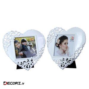 قاب عکس طرح قلب کد ۱۱۶۳ مجموعه دو عددی قاب عکس طرح قلب کد ۱۱۶۳ مجموعه دو عددی