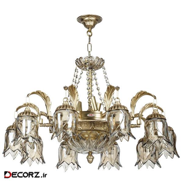 لوستر 13 شعله چشمه نور مدل C2191.10+3-B لوستر 13 شعله چشمه نور مدل C2191.10+3-B