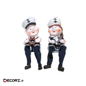 مجسمه طرح ملوان مدلa150 مجموعه دو عددی مجسمه طرح ملوان مدلa150 مجموعه دو عددی