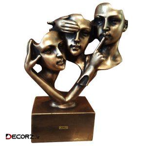 مجسمه لیلپار طر سه رخ مدل DKH-7221 B مجسمه لیلپار طر سه رخ مدل DKH-7221 B