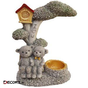 مجسمه لیلپار طرح خرسی مدل DKA-6013 T مجسمه لیلپار طرح خرسی مدل DKA-6013 T