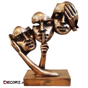 مجسمه لیلپار طرح سه رخ مدل DKH-7220 B مجسمه لیلپار طرح سه رخ مدل DKH-7220 B