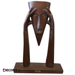 مجسمه لیلپار طرح ماسک مدل DKH-7231 P مجسمه لیلپار طرح ماسک مدل DKH-7231 P