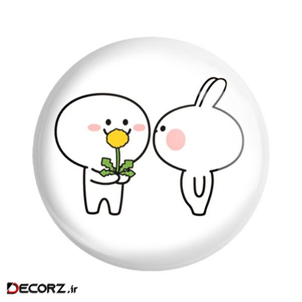 مگنت خندالو طرح عاشقانه کد 5924 مگنت خندالو طرح عاشقانه کد 5924