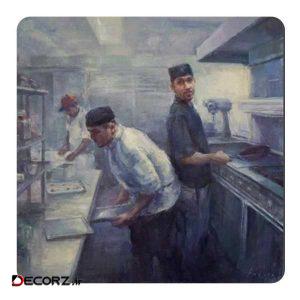 مگنت طرح نقاشی آشپزها کد wmg1357
