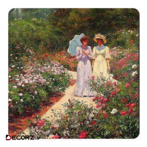 مگنت طرح نقاشی باغ اروپایی کد wmg1331
