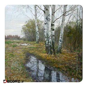 مگنت طرح نقاشی بیشه زار کد wmg1332