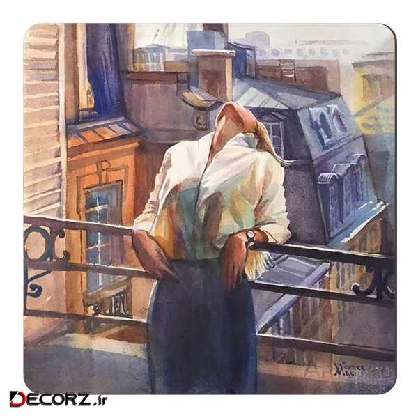 مگنت طرح نقاشی زن در بالکن کد wmg1333 مگنت طرح نقاشی زن در بالکن کد wmg1333