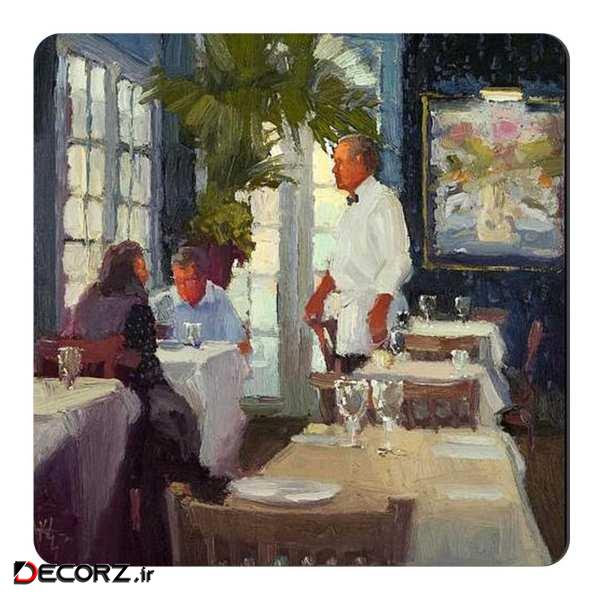 مگنت طرح نقاشی یک روز در رستوران کد wmg1349 مگنت طرح نقاشی یک روز در رستوران کد wmg1349