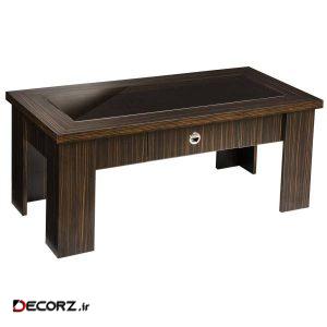 میز جلو مبلی اداری نوین آرا مدل J8 Ebony
