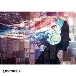 پوستر دیواری طرح موسیقی کد p13 پوستر دیواری طرح موسیقی کد p13