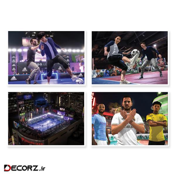 پوستر طرح fifa 20 کد A-1635 مجموعه 4 عددی پوستر طرح fifa 20 کد A-1635 مجموعه 4 عددی