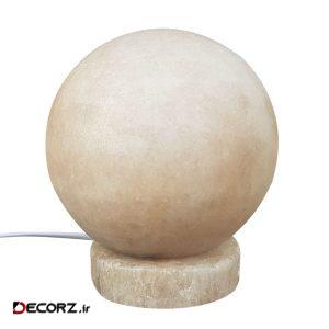 چراغ خواب سنگ نمک طرح گوی کد G01