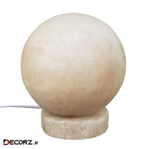 چراغ خواب سنگ نمک طرح گوی کد G01 چراغ خواب سنگ نمک طرح گوی کد G01