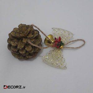 آویز تزیینی طرح کاج مدل زنگوله ای ۱