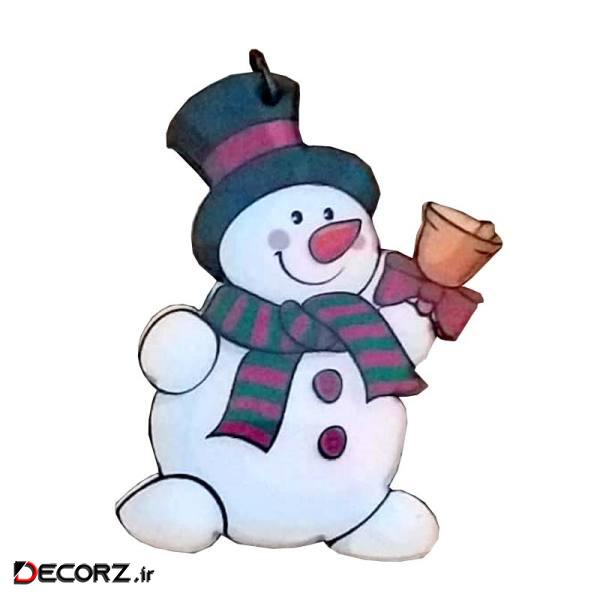 آویز تزیینی مدل آدم برفی کد K-219