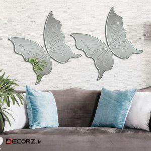 آینه دکوراتیو طرح پروانه
