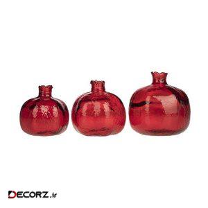 انار دکوری نار بیلو مدل Pomegranate بسته ۳ عددی