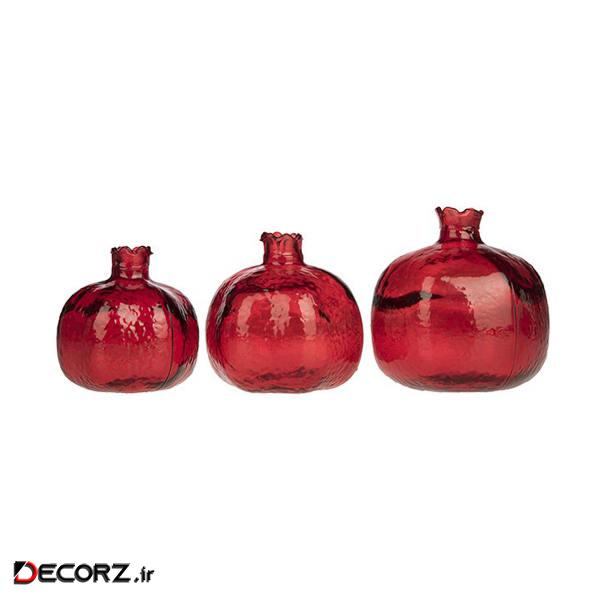 انار دکوری نار بیلو مدل Pomegranate بسته 3 عددی انار دکوری نار بیلو مدل Pomegranate بسته 3 عددی