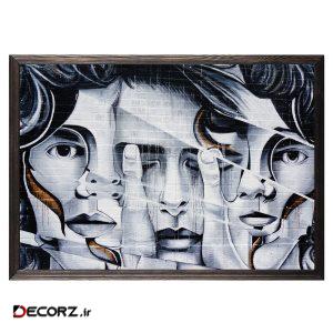 تابلو آتینو طرح Face تابلو آتینو طرح Face