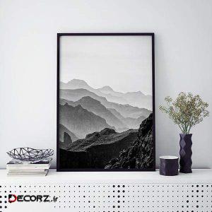 تابلو سالی وود طرح کوه‌ های راکی آمریکا کد T140505